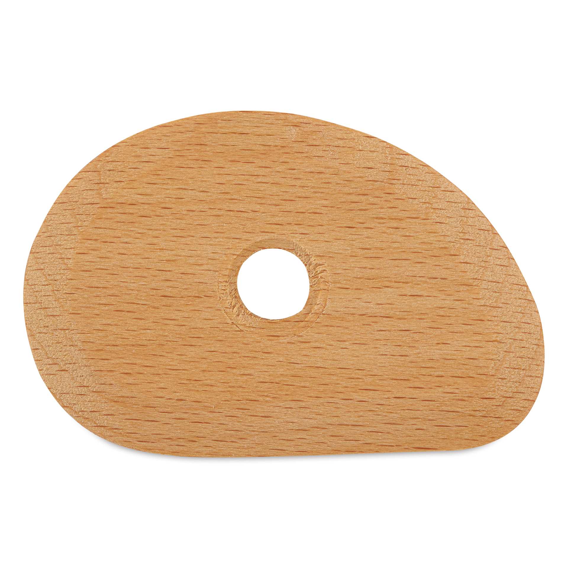 MKM Pottery Tools Wood Rib - W7A, Small, 3" x 2" - back