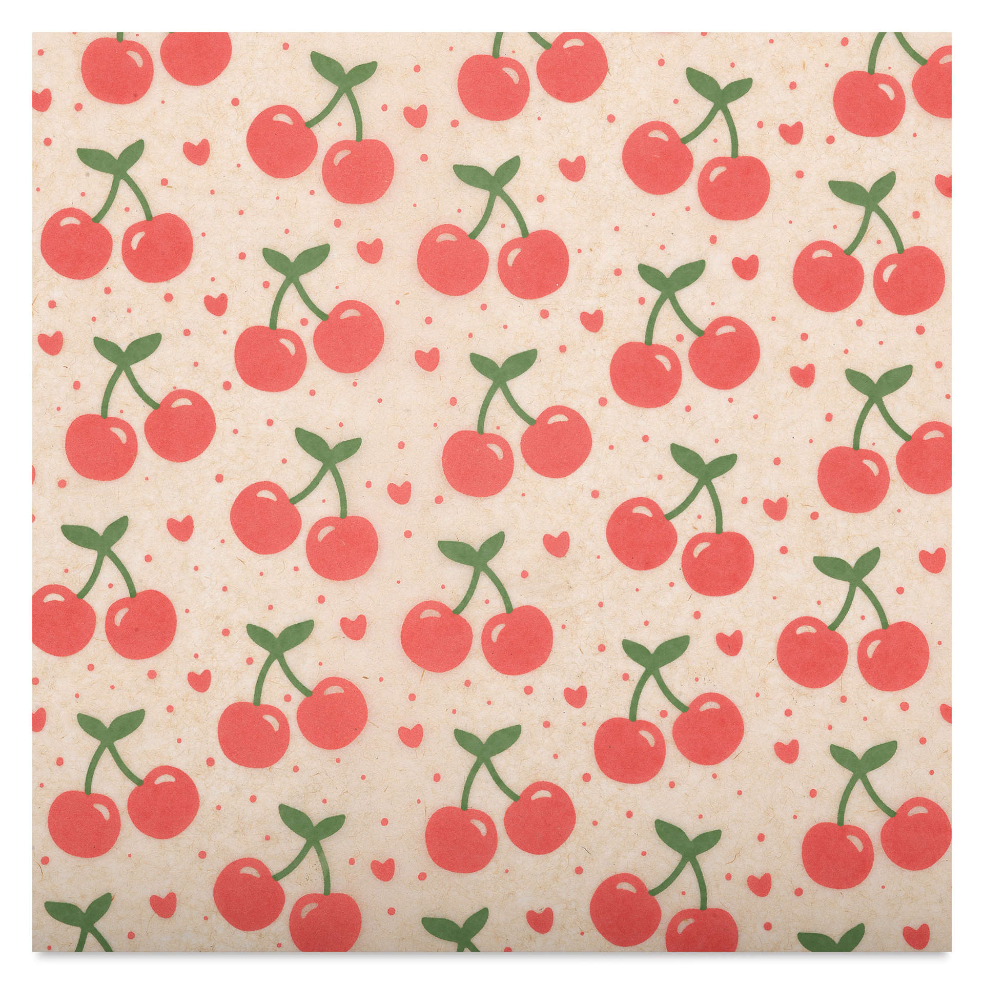 Elan Transfers Underglaze Transfer Sheet - Cherries, Assorted Colors close up