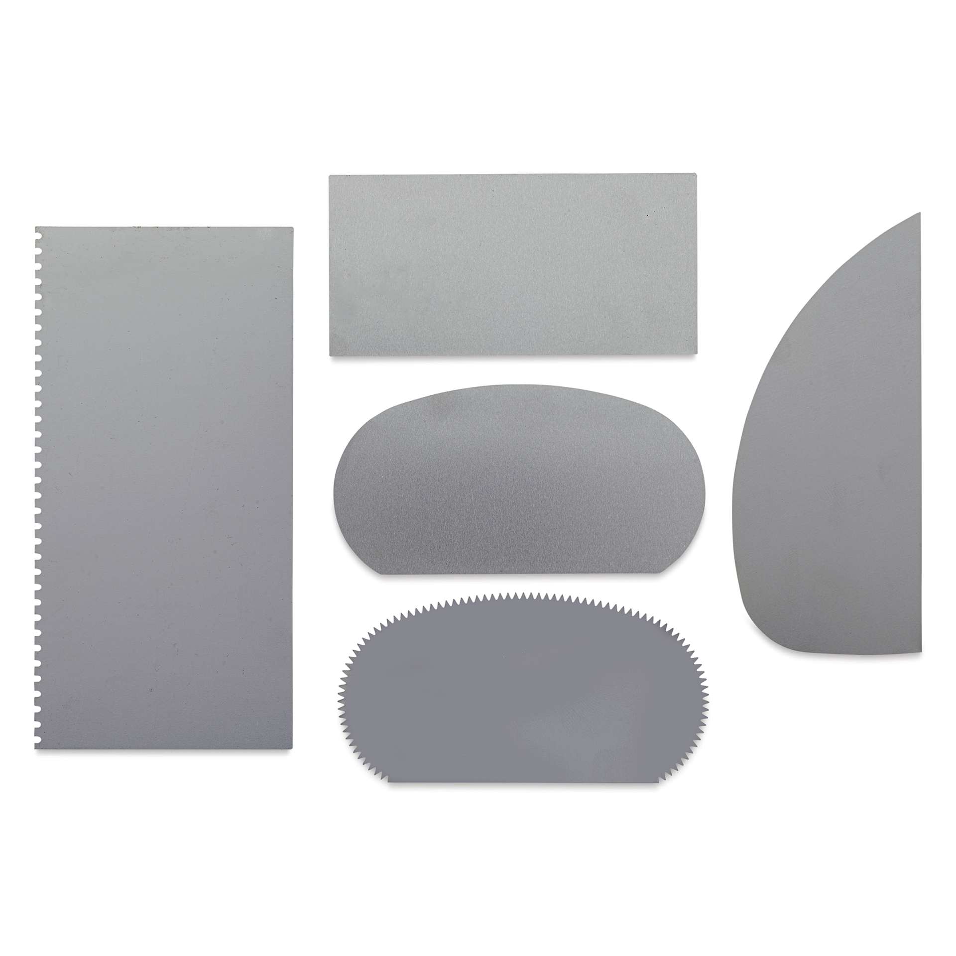 Richeson Stainless Steel Scrapers - Set of 5