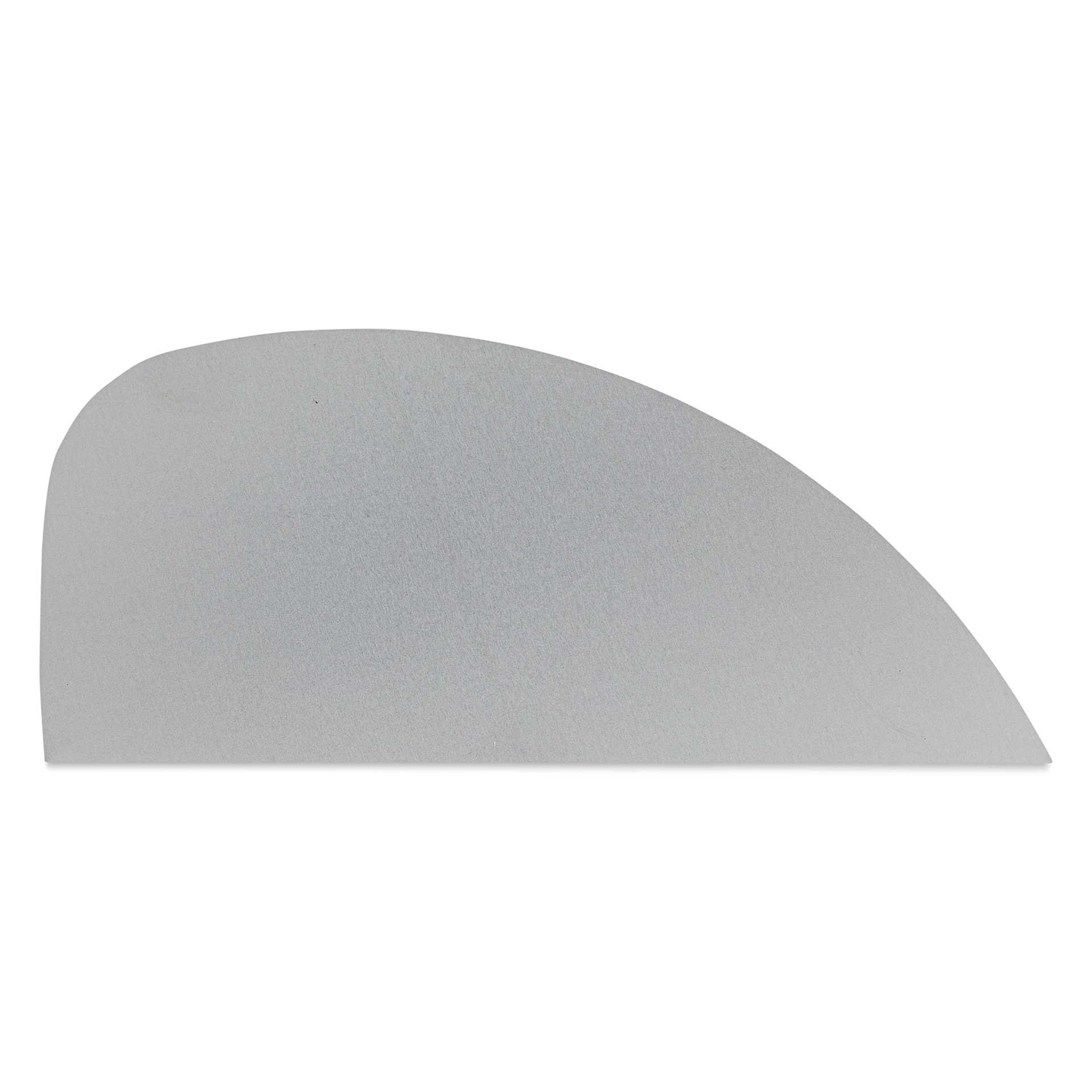 Richeson Stainless Steel Scrapers - Pointed Half Moon, 2" x 4-5/8"