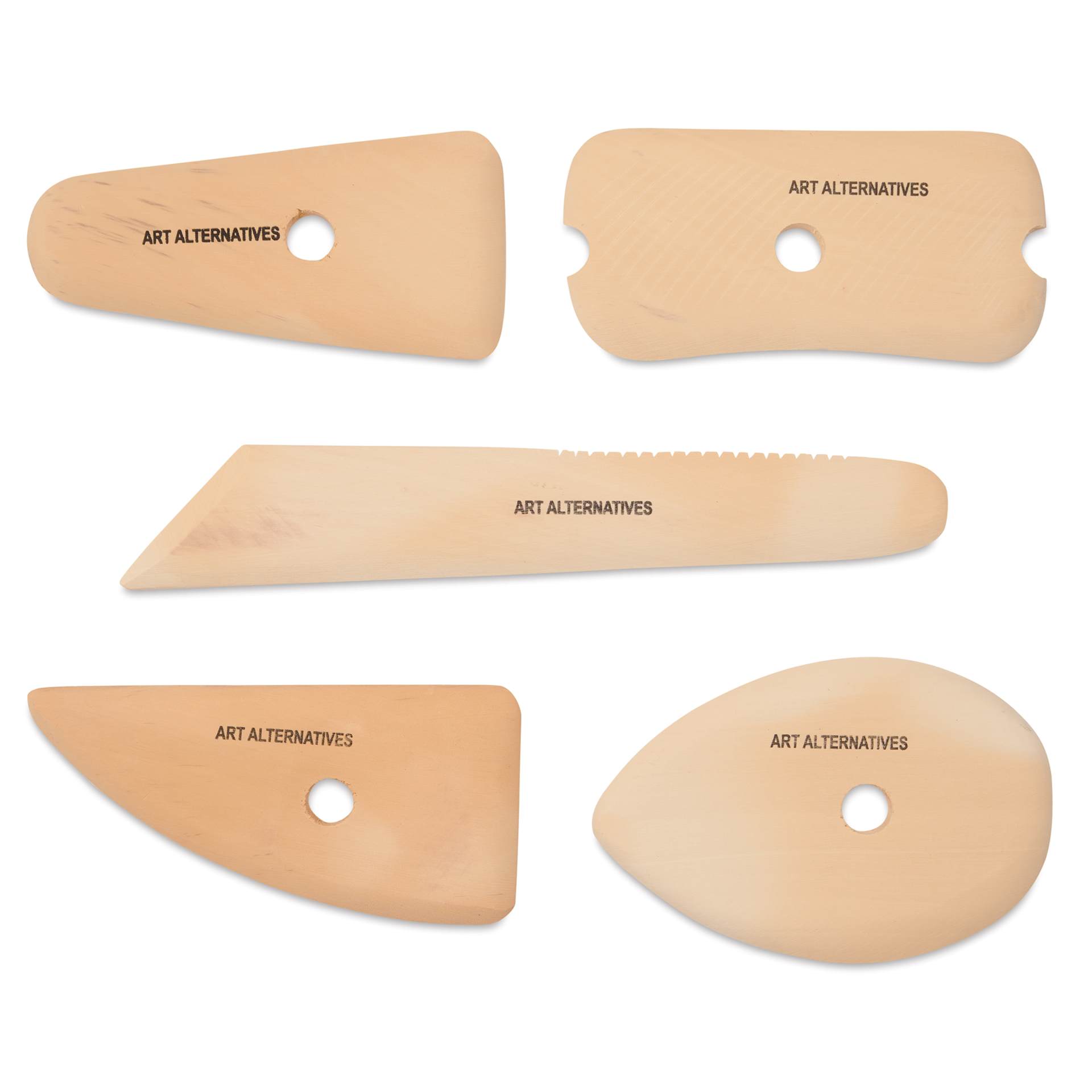 Art Alternatives Wooden Ribs - Set of 5
