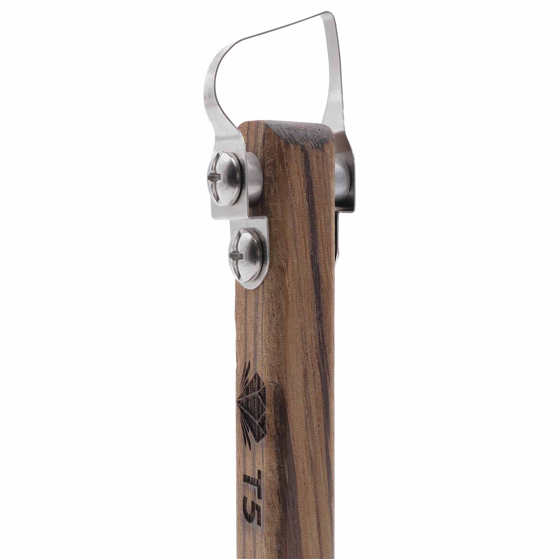 DiamondCore Pottery Trimming Tool - T5, Torch w/ Talon Handle - close-up of tip, angled