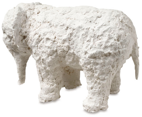 Amaco Sculptamold - Elephant formed with Sculptamold