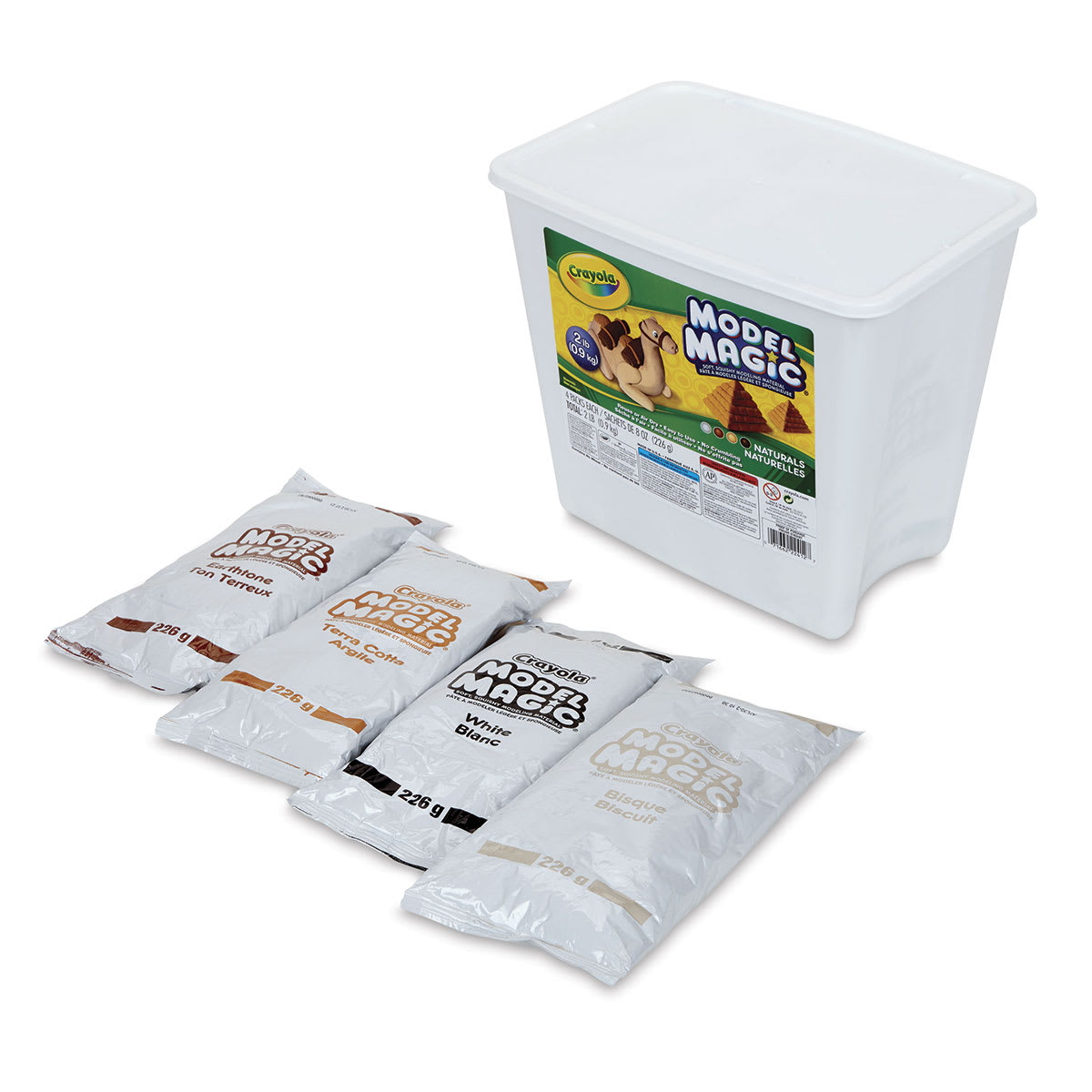 Crayola Model Magic - Assorted Naturals, 2 lb Bucket. Out of package.