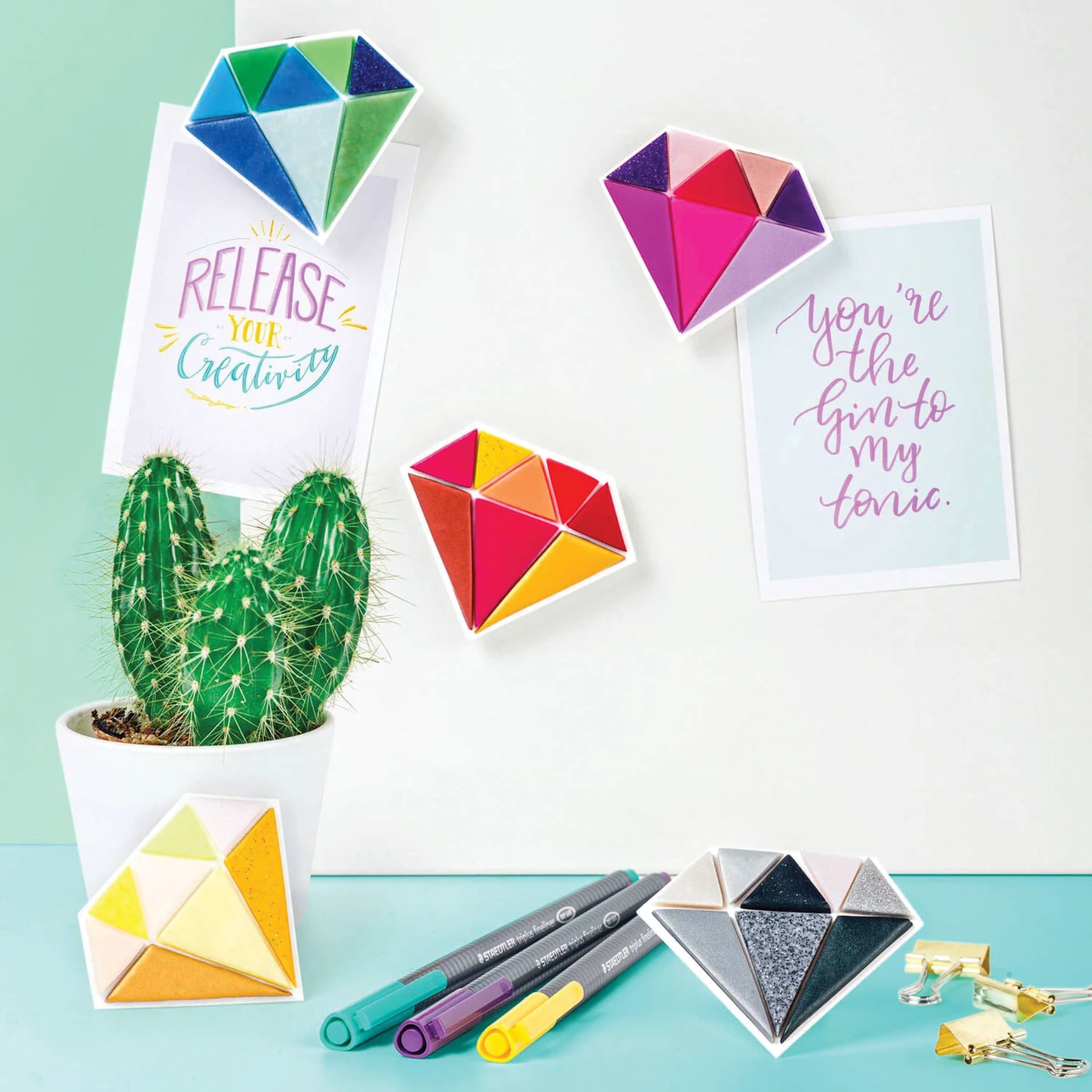 Staedtler Fimo Glitter Effect Polymer Clay - Assorted Colors, Set of 12 completed diamond projects