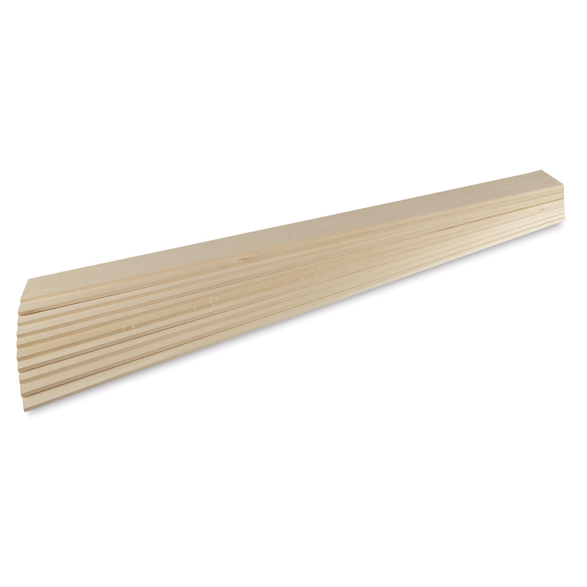 Midwest Products Genuine Basswood Sheet -10 Sheets, 1/4" x 3" x 36"