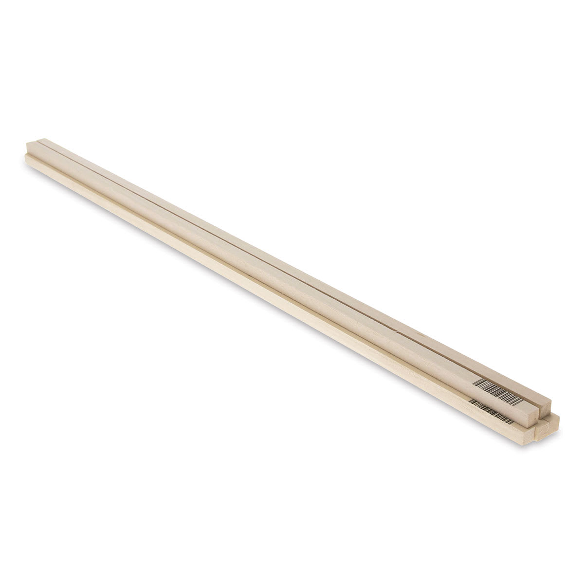 Midwest Products Basswood Strips - 5 Pieces, 3/8" x 3/8" x 24" (end view)
