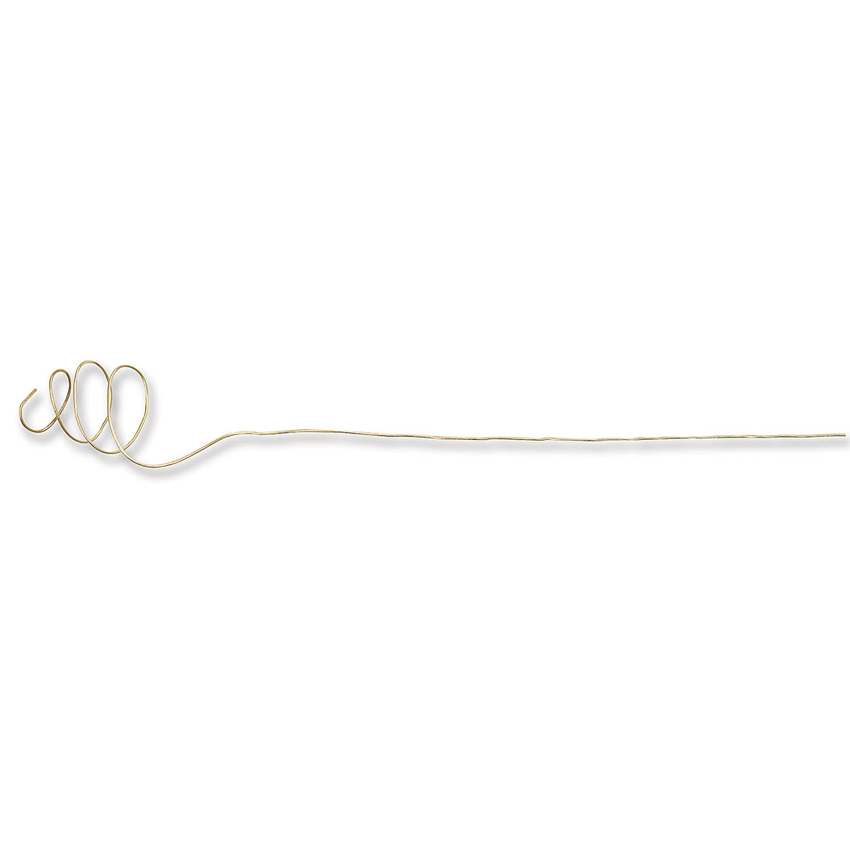 Hillman Brass Hobby Wire - 28 Gauge shaped into a spiral