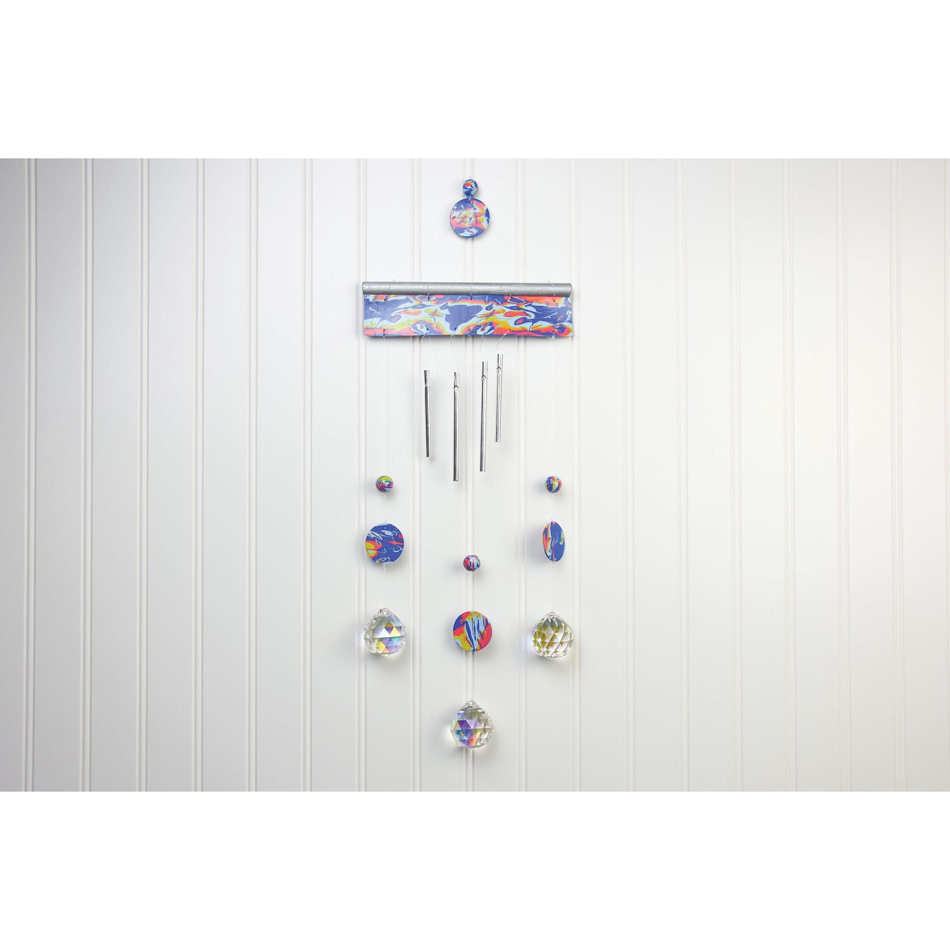 Sculpey UV Gloss Glaze used on wind chimes