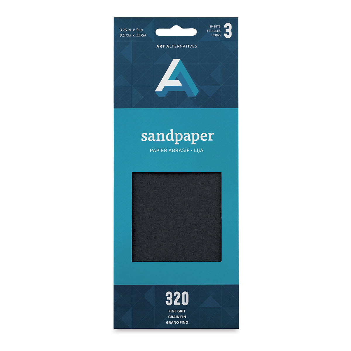 Art Alternatives Sandpaper - Front view of Fine Texture package