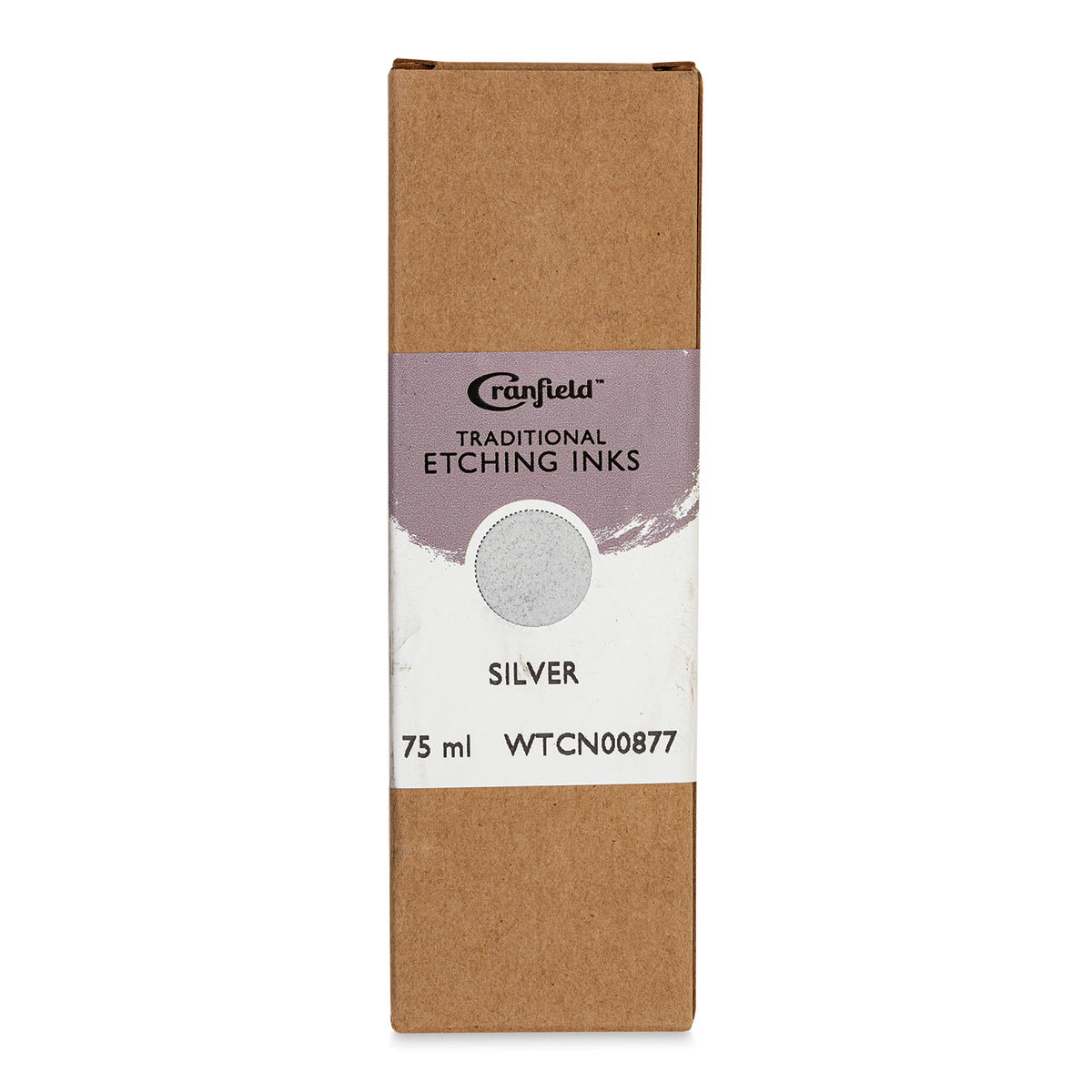 Cranfield Traditional Etching Ink - Silver, 75 ml - front of packaging