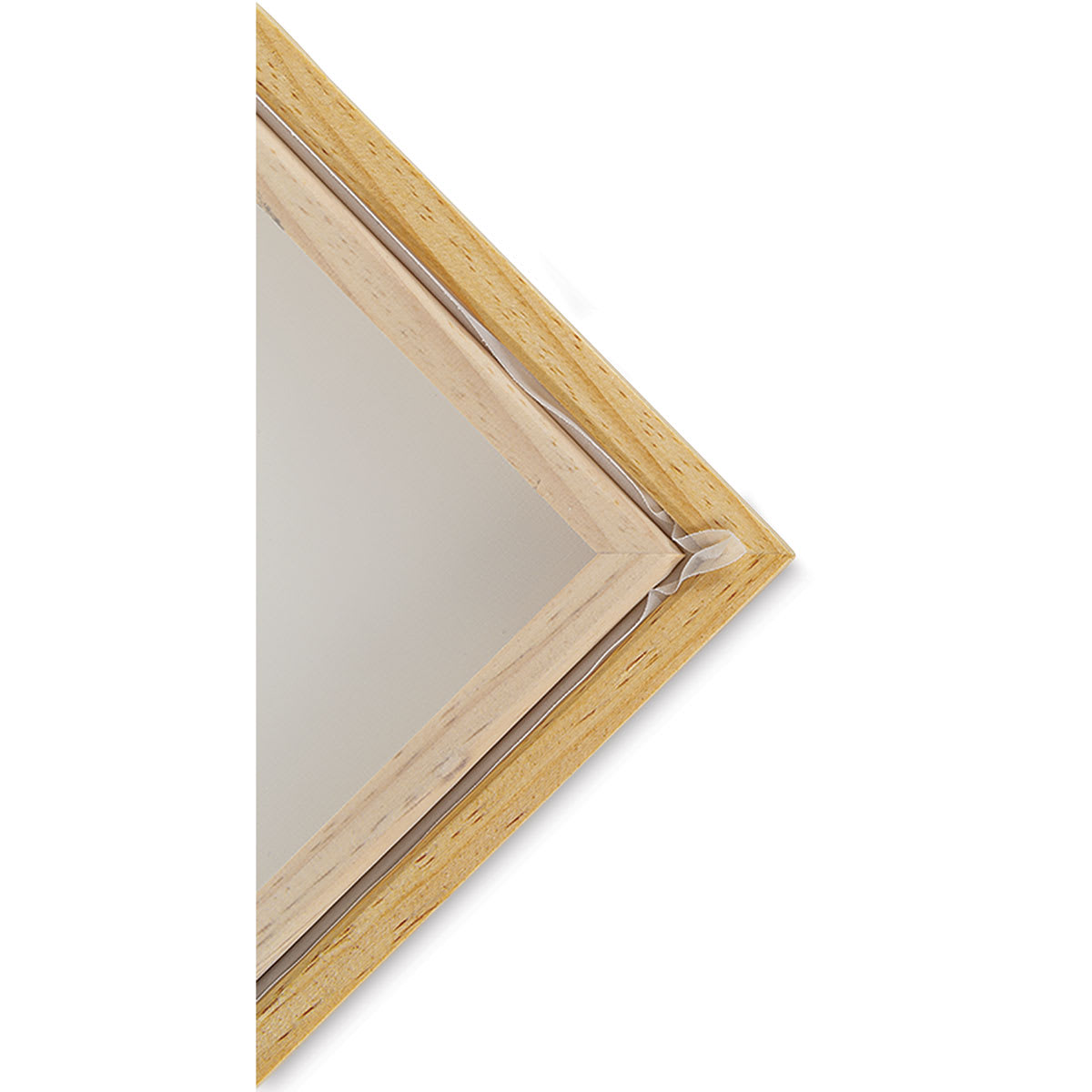 Blick Screen Printing Frame - 10" x 14", 110 Monofilament Polyester Mesh (Corner of frame)