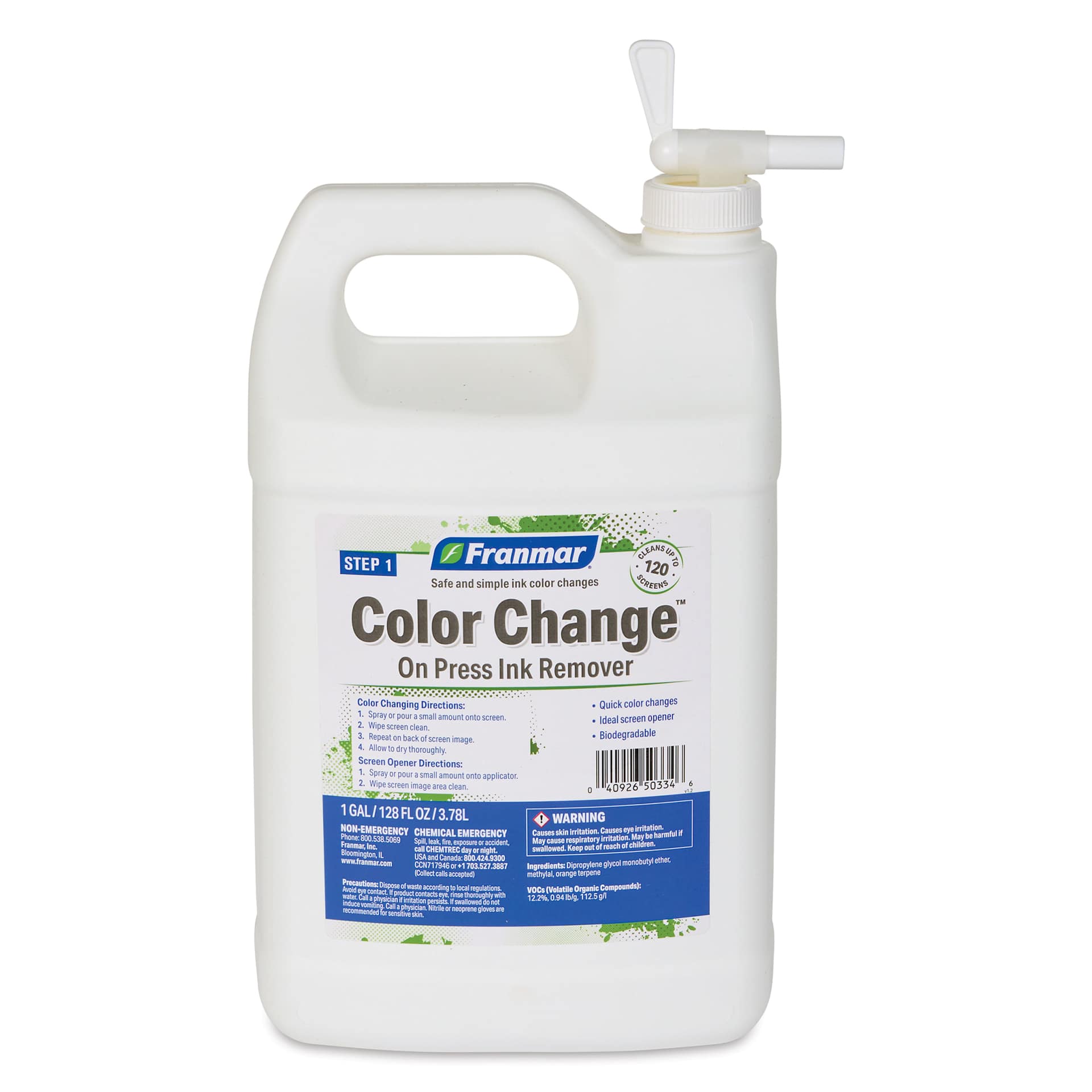 Franmar Color Change On Press Ink Remover - Gallon