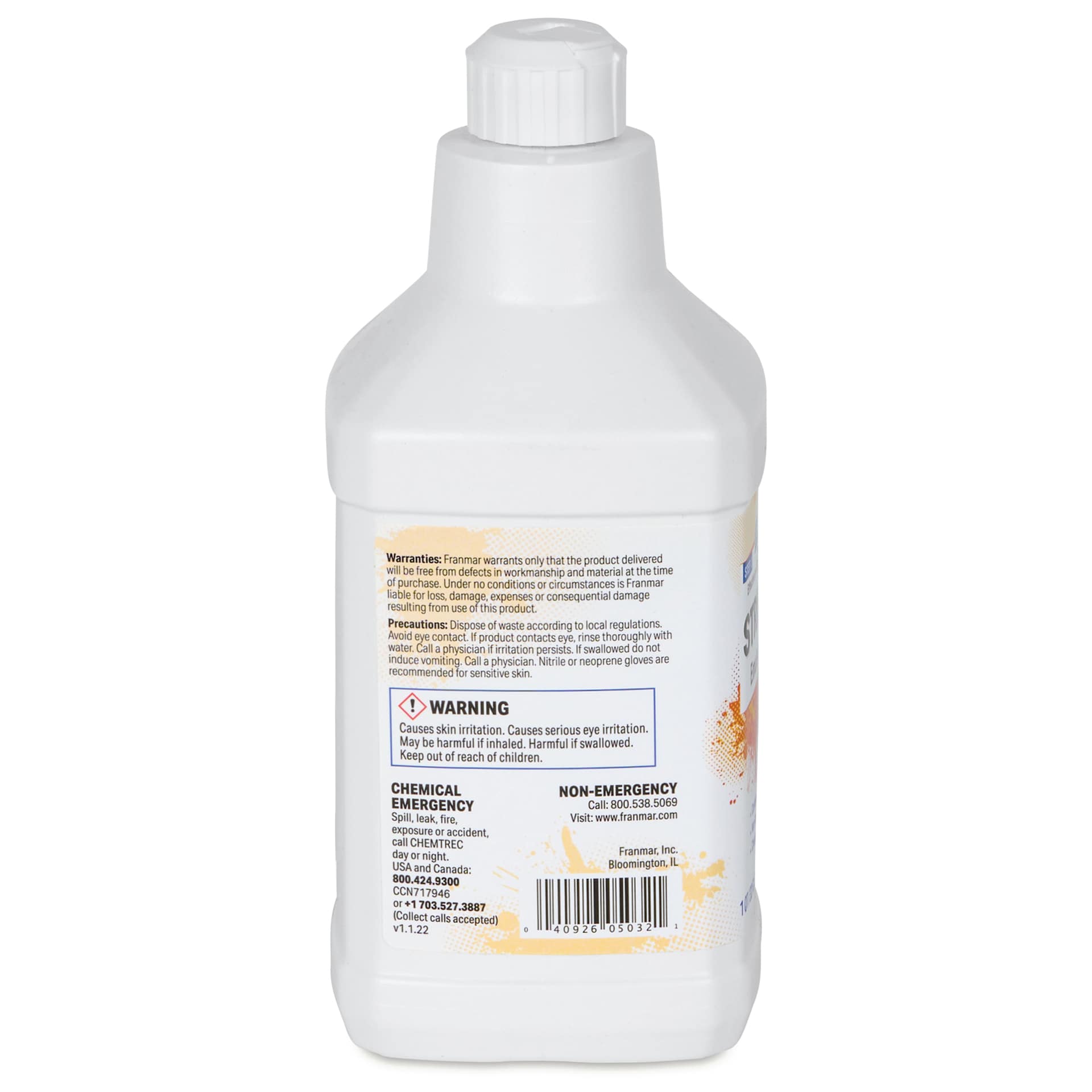 Franmar STRIP-e-doo Emulsion Remover - Quart - back