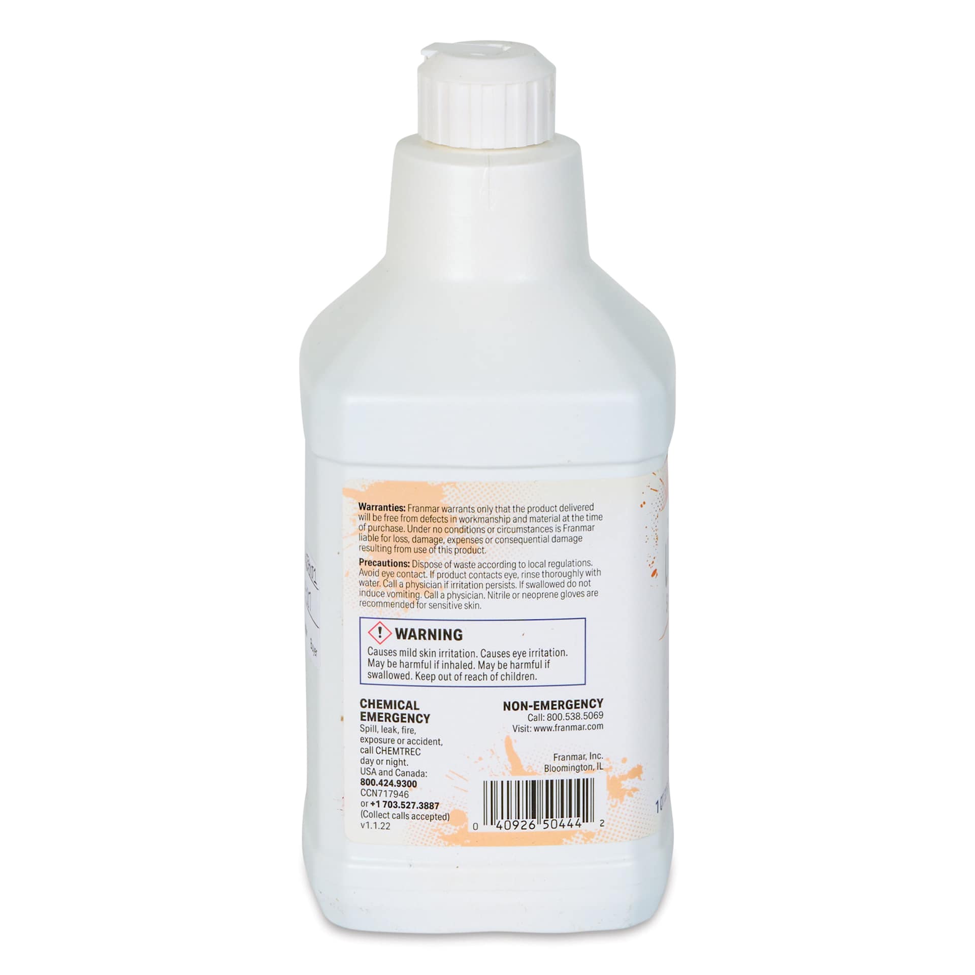 Franmar Un-Lok Screen Unlocker - Quart, side of bottle