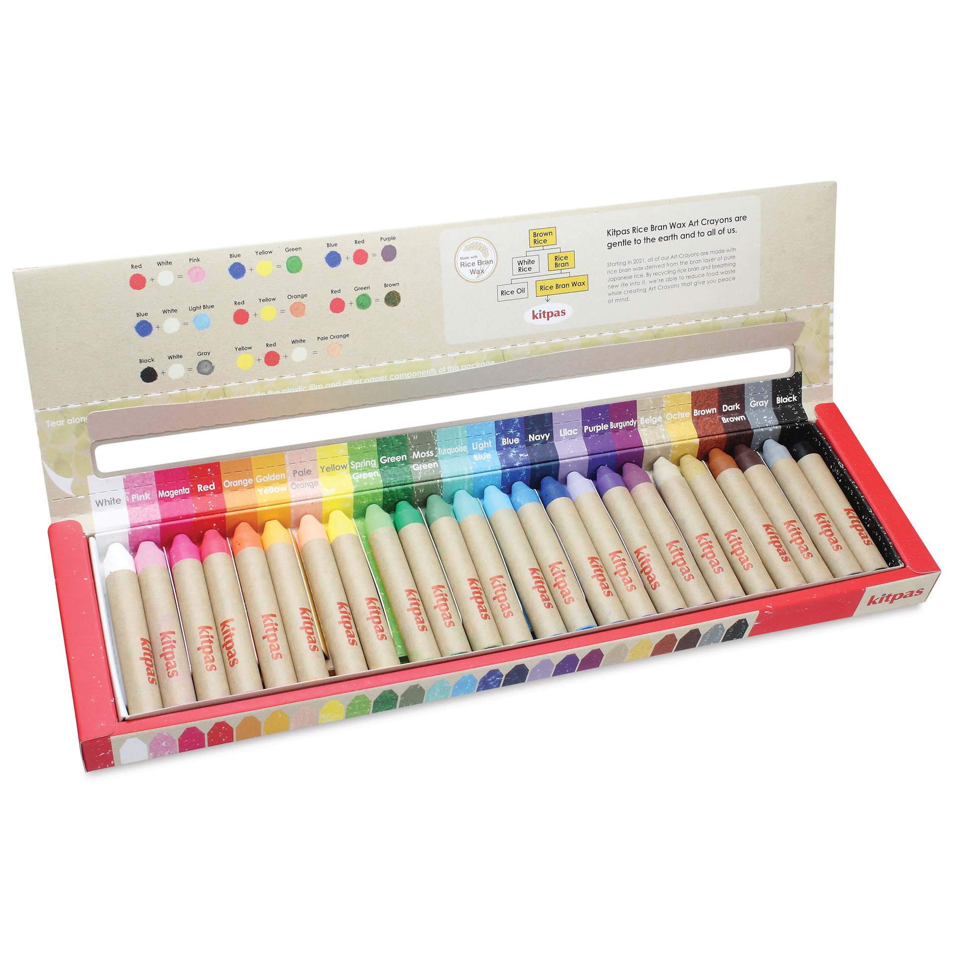 Colores O Crayones Brillantes Pointer De 24 Piezas