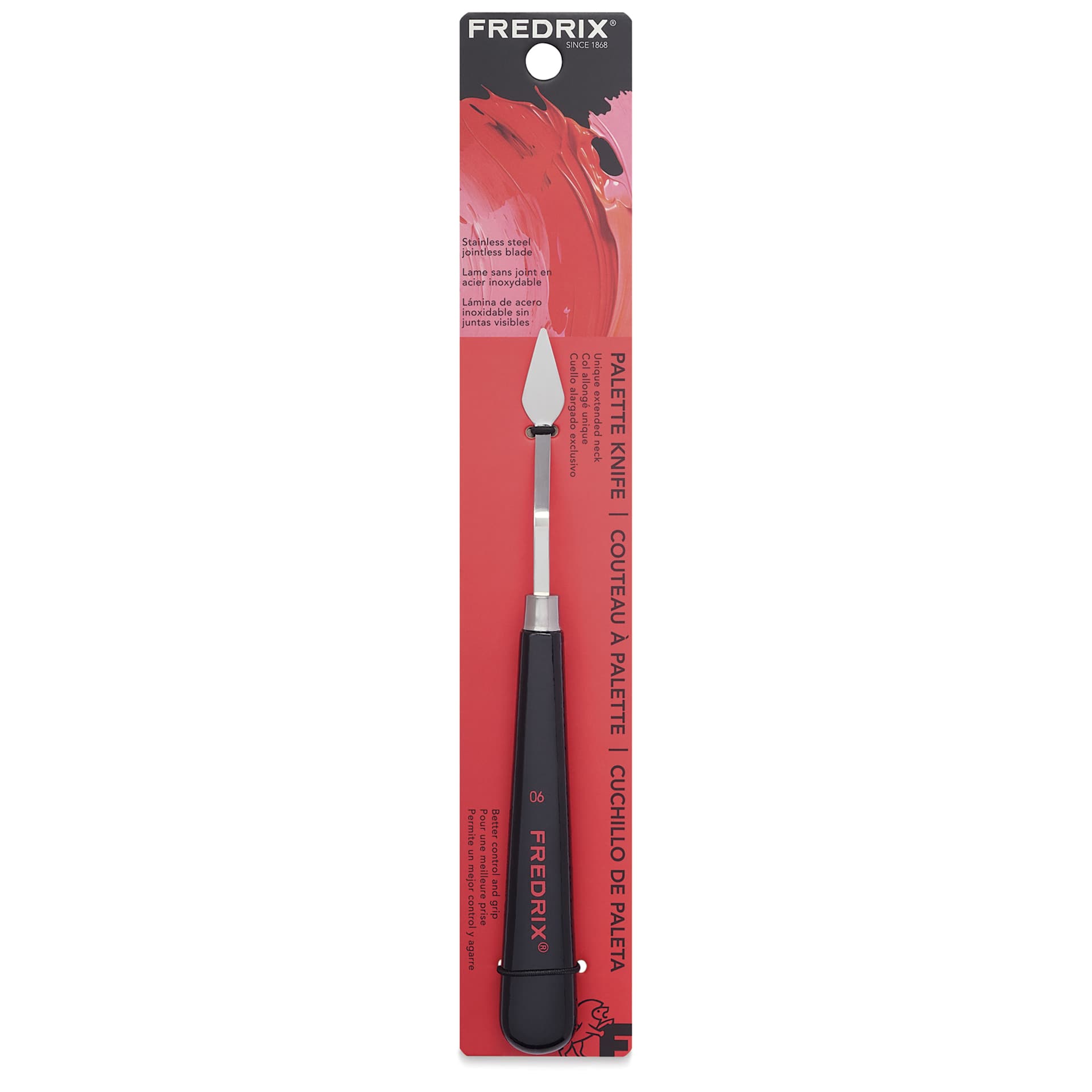 Front of Fredrix Painting Knife - 06 in package
