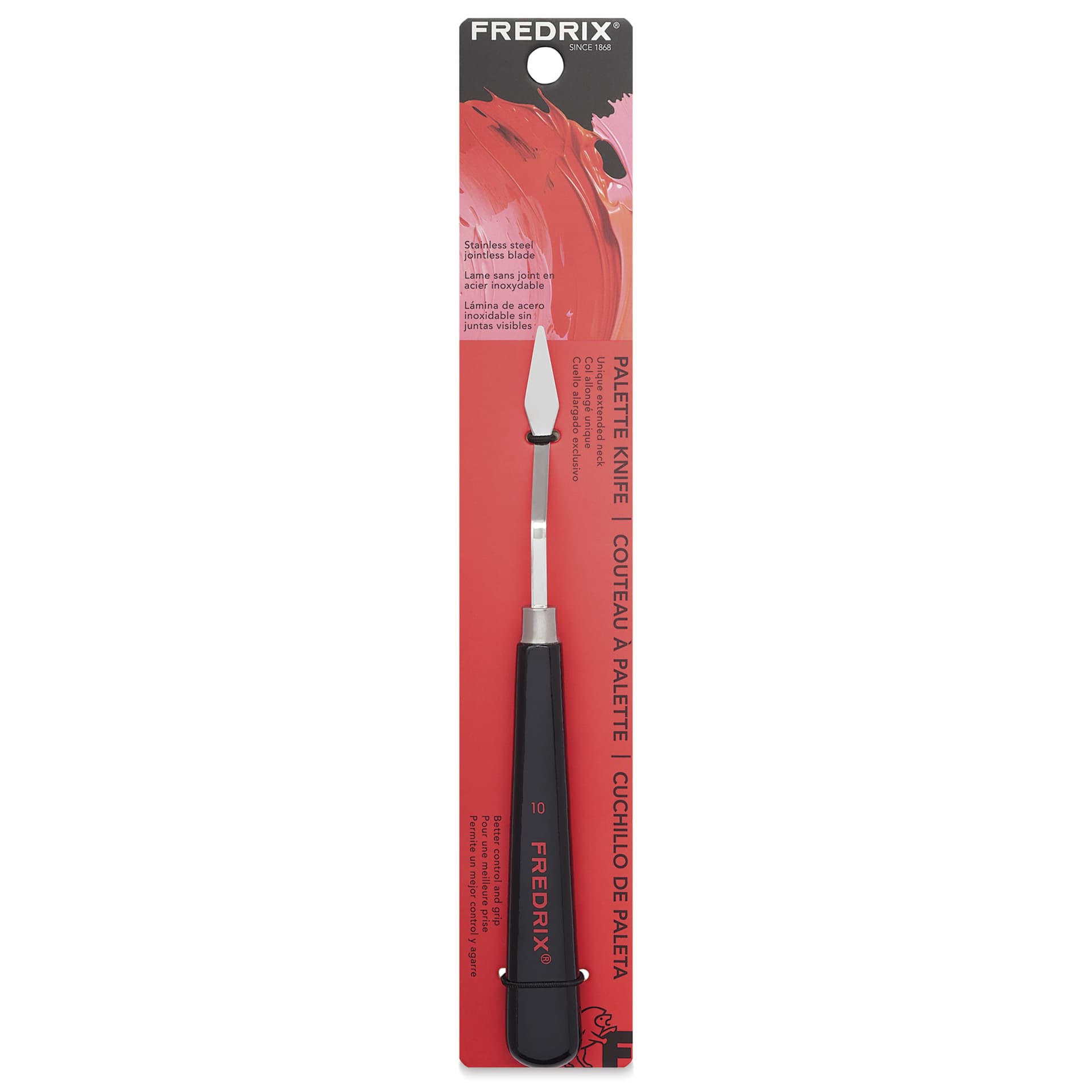 Front of Fredrix Painting Knife - 10 in package