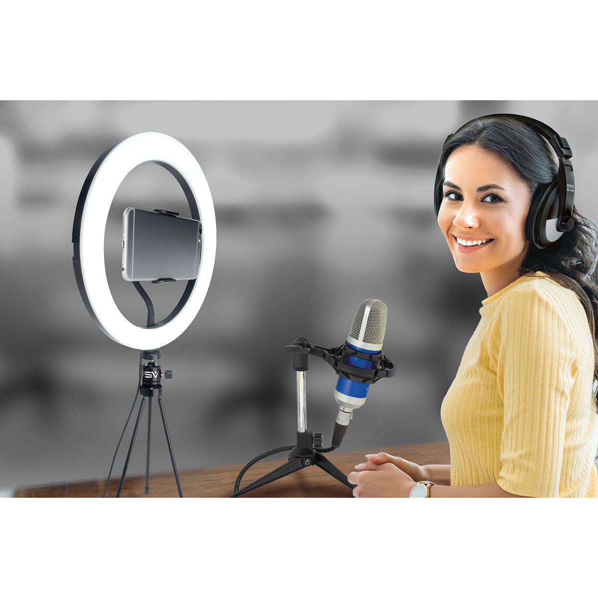 Smith-Victor Video Conferencing System (Person using Video Conferencing System)