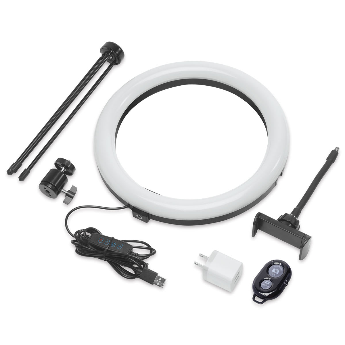 Smith-Victor Video Conferencing System (Ring light kit contents)