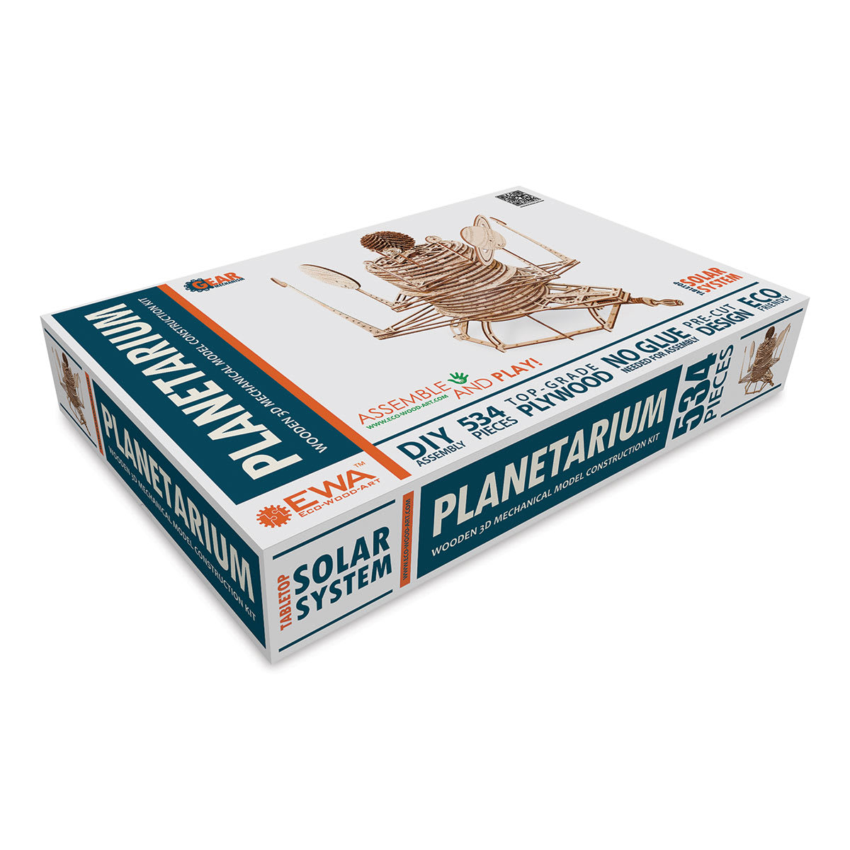 EWA Eco-Wood-Art 3D Wood Planetarium (front of box)