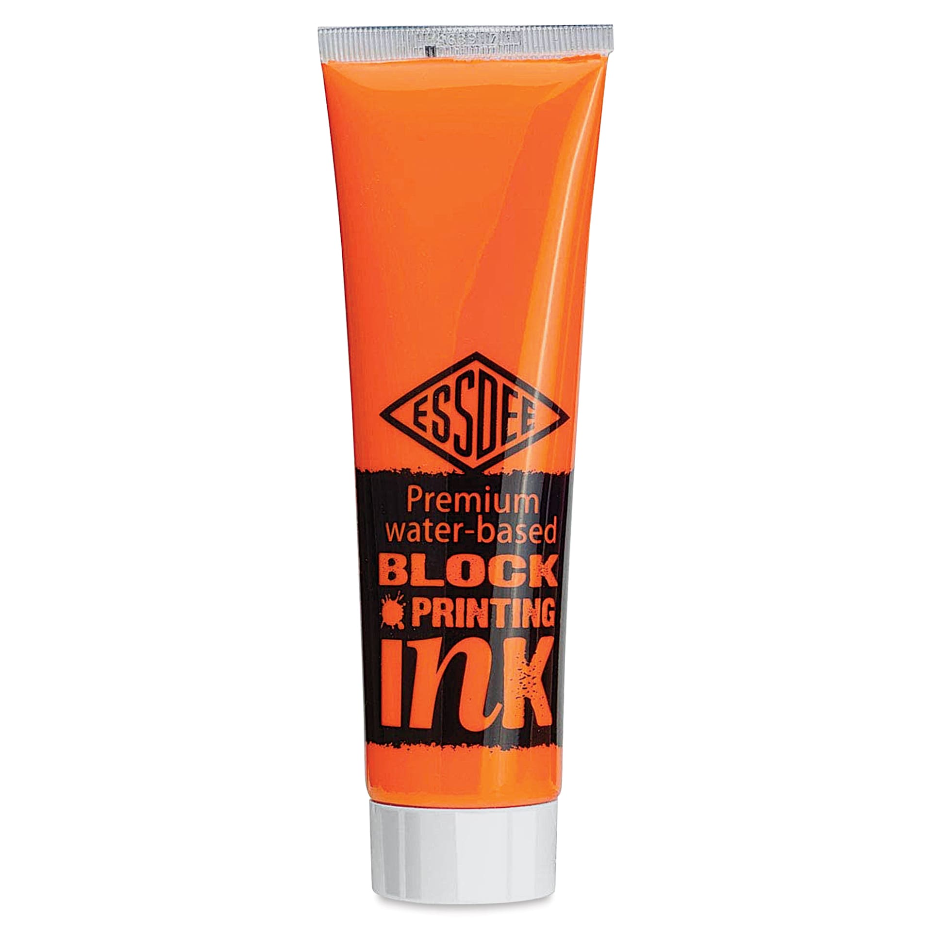 Essdee Premium Water-Based Block Printing Inks - Orange, 100 ml Tube