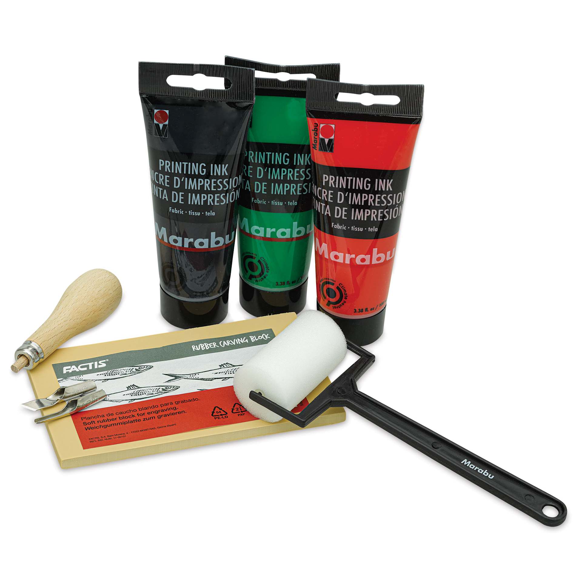 Marabu Block Printing Kit (Out of package)