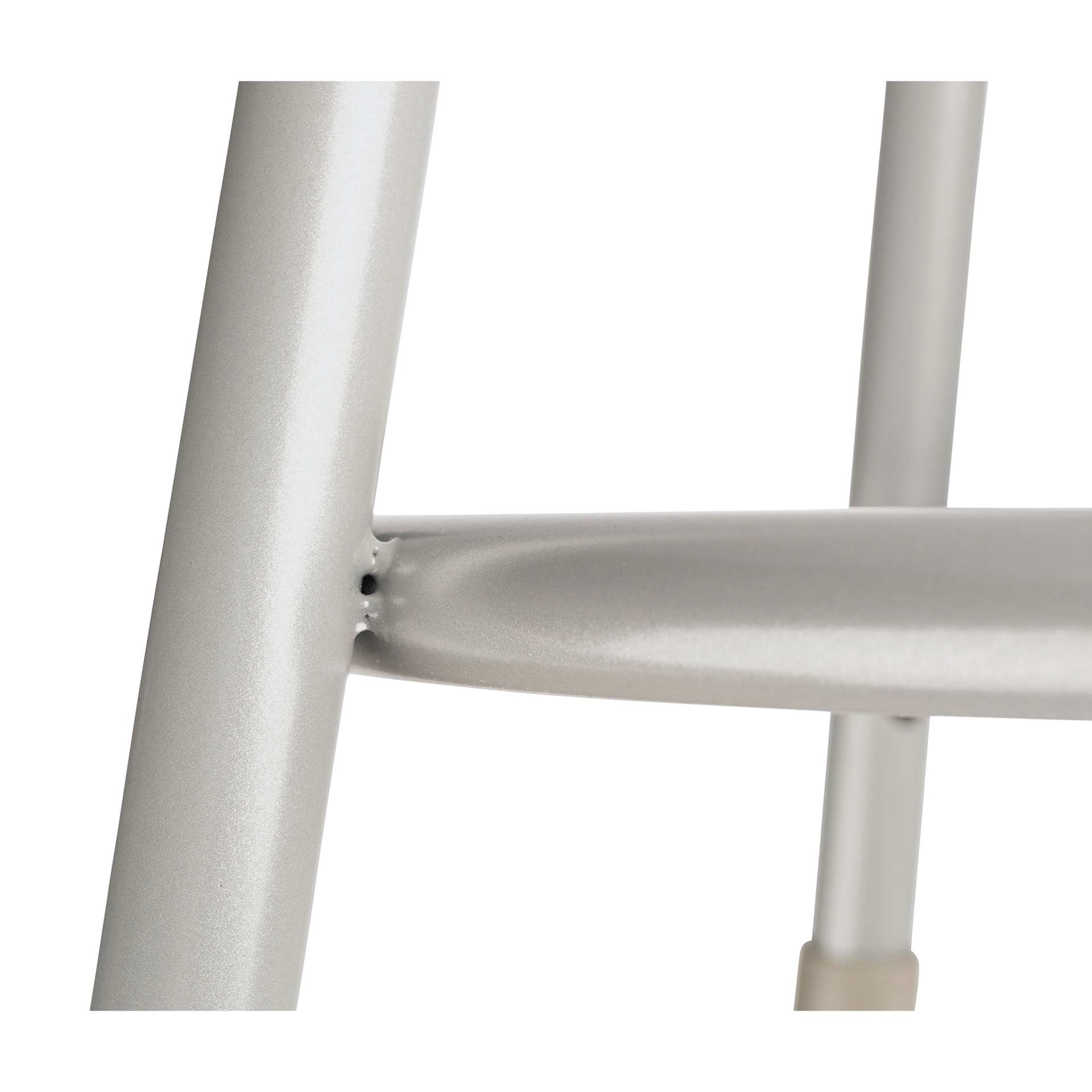 National Public Seating Corp. Adjustable Stool - Without Backrest, Gray, 19" to 27", foot ring