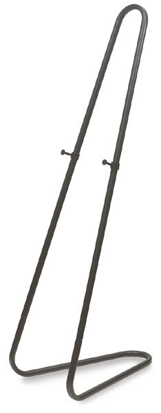 Testrite Lobby Easel - Angled view showing adjustable holders
