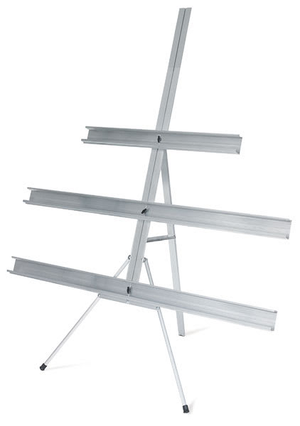 Testrite DW-1 Display Wall - Shown assembled without paintings