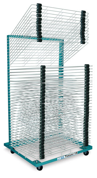40 Shelf Rack  Left Front Angle