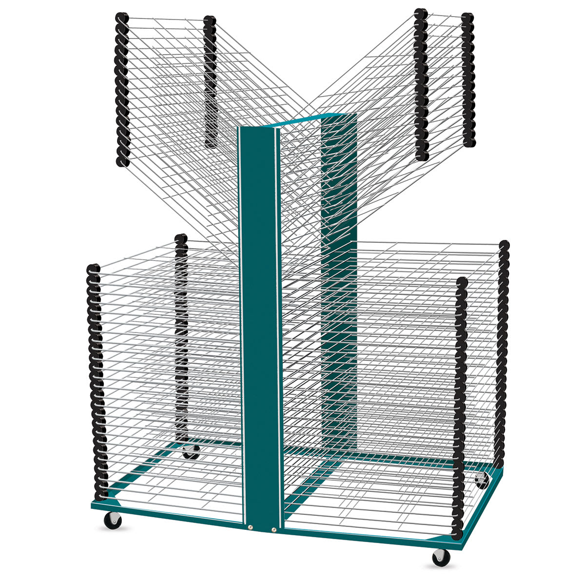 
100 Shelf Rack  Side View
