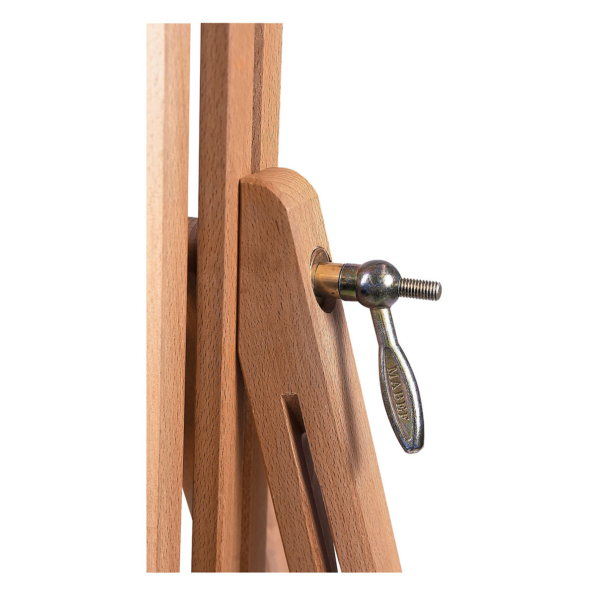 Mabef Giant Field Easel - Closeup of hand lever