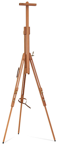 Mabef Giant Field Easel - Set upright with mast extended