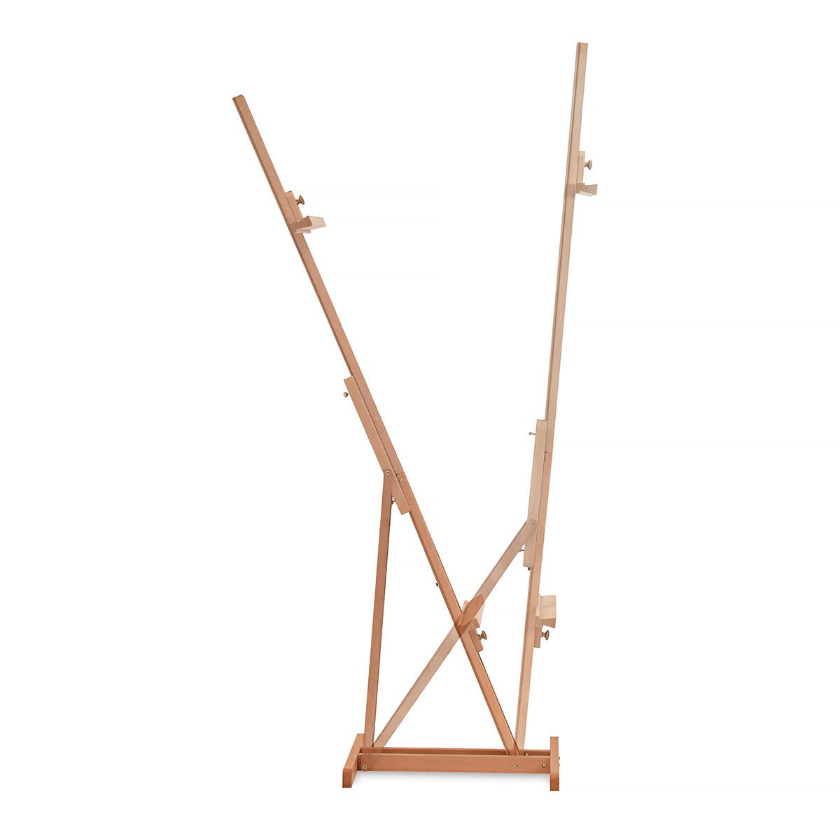 Mabef Lyre Convertible Easel - Side view showing range of motion
