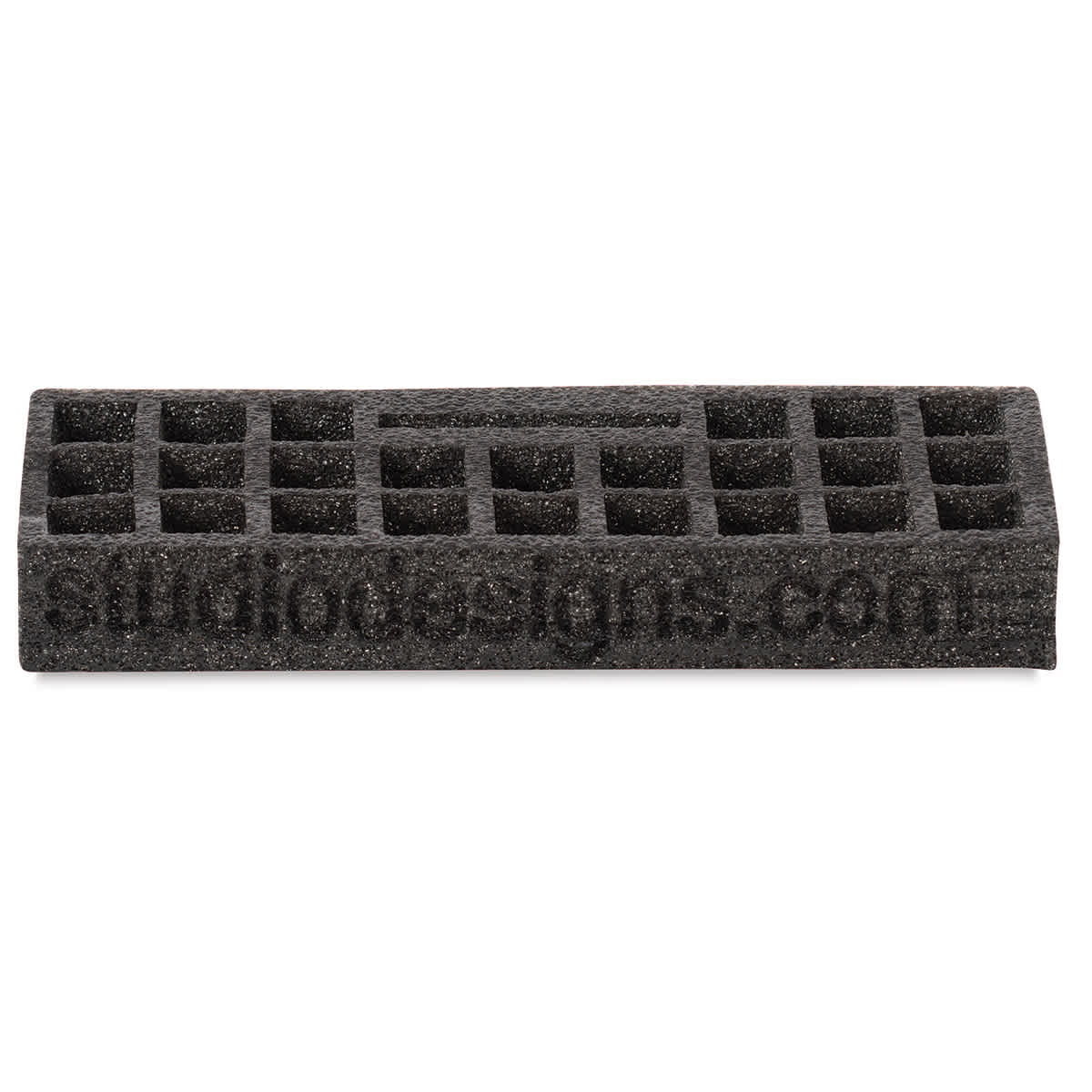 Studio Designs Flexible Foam Organizers - Front view of empty Jumbo Organizer
