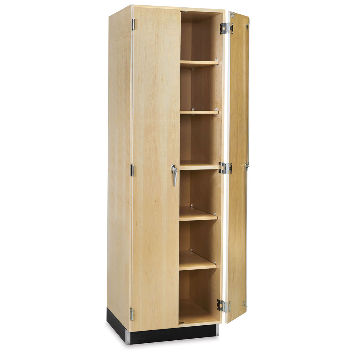 General Storage Cabinets - 24" wide cabinet shown at slight angle with one door open