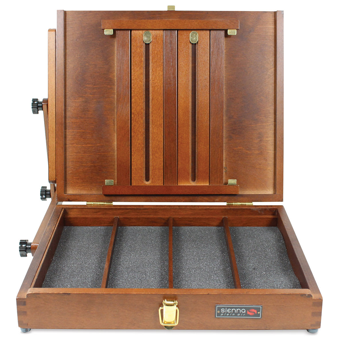 Sienna Pastel Pochade Box - Front view of open Box

