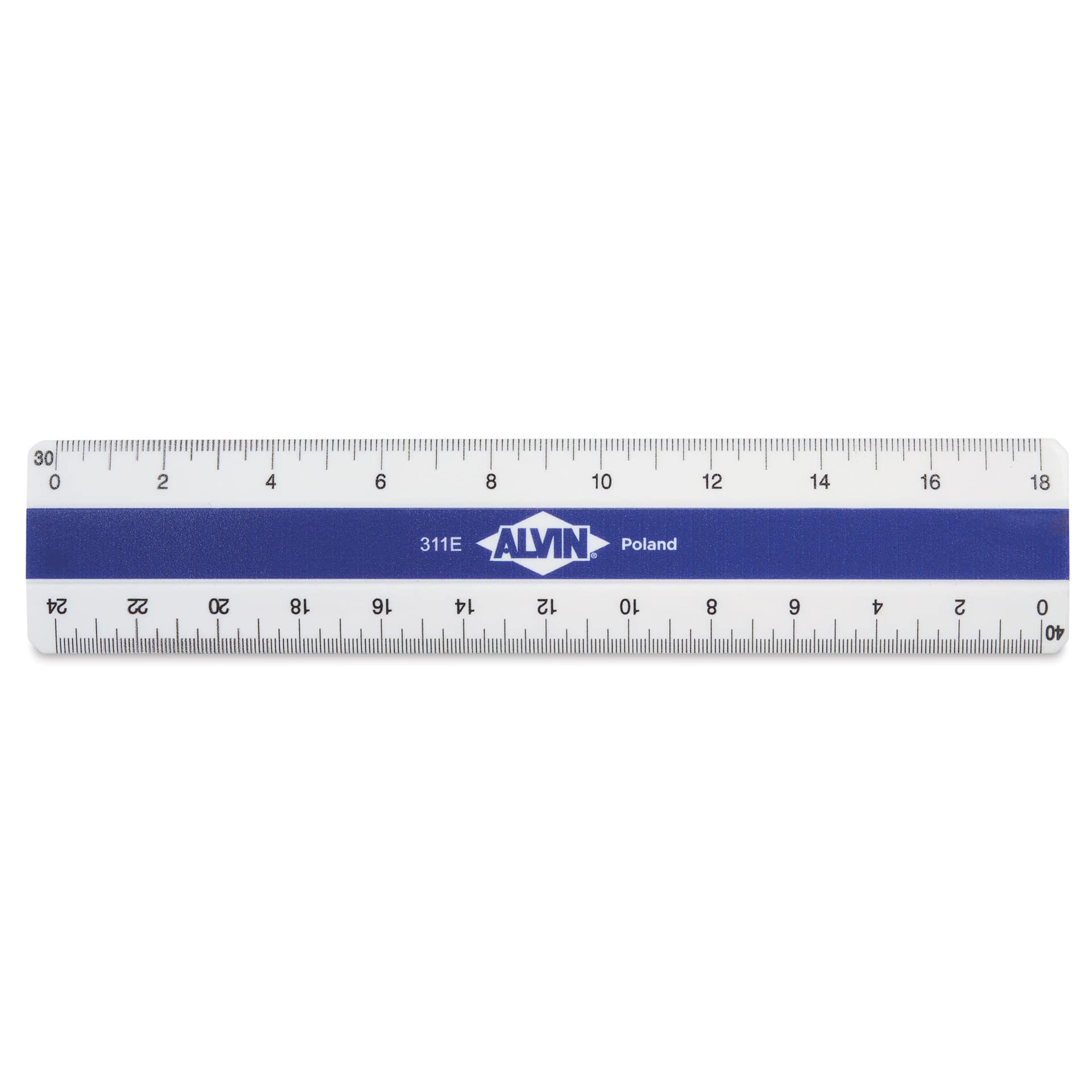 Alvin Flat Pocket Engineer Scale, close-up