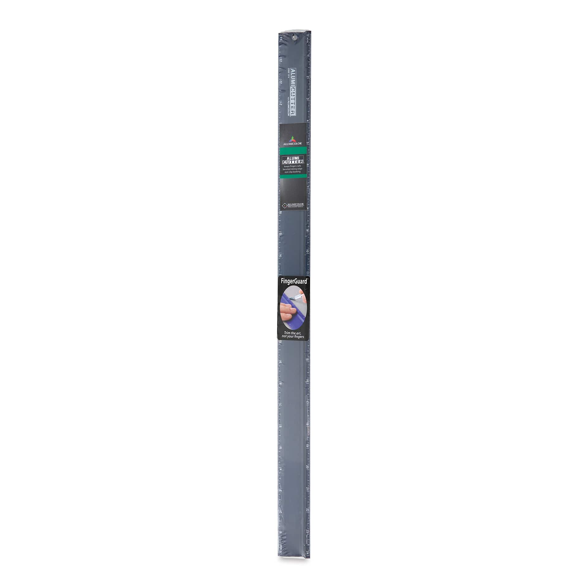 Alumicutter Ruler - 24", Black (front of packaging)