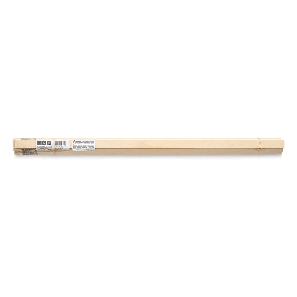 Bud Nosen Basswood Sticks - 1/8" x 3/4" x 24", 12 Sticks - top view