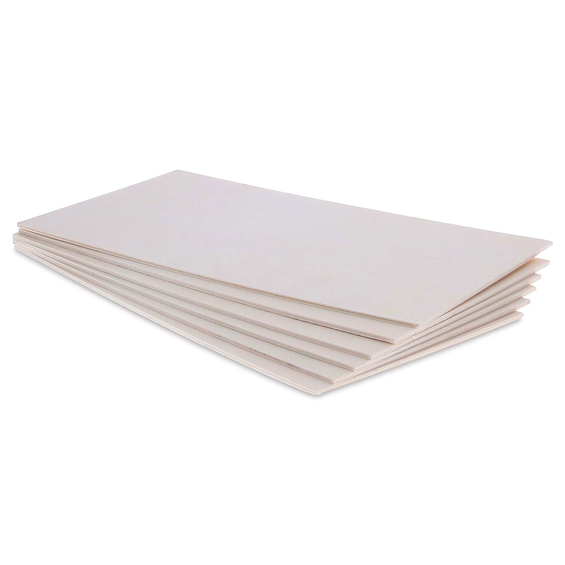 Midwest Products Aspen Birch Plywood - 1/10" x 6" x 12", Pkg of 6