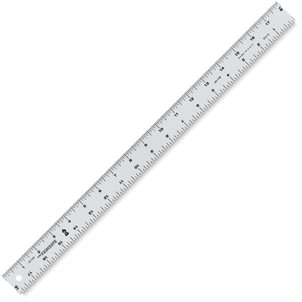 Fairgate Aluminum Straightedge - 18" - shown at angle