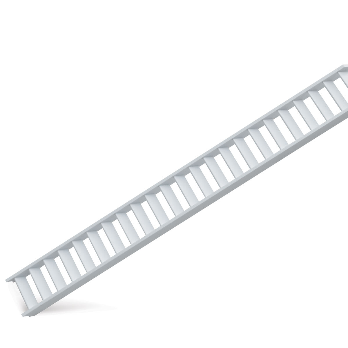 Plastruct Styrene Structural Stairs - 1:24 Scale, 17/32'' H x 1-7/16'' W x 12'' L