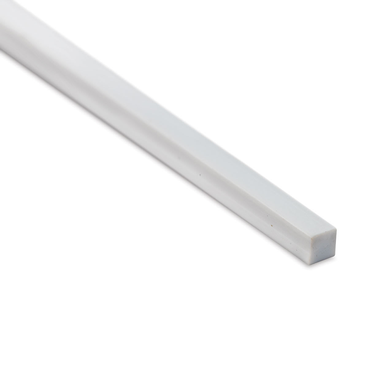 Plastruct Plastic Square Strip - 0.08" H × 0.08" W × 10" L - close-up