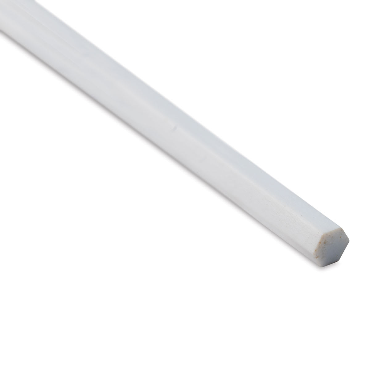 Plastruct Plastic Hexagon Rod - 0.1" W × 10" - close-up