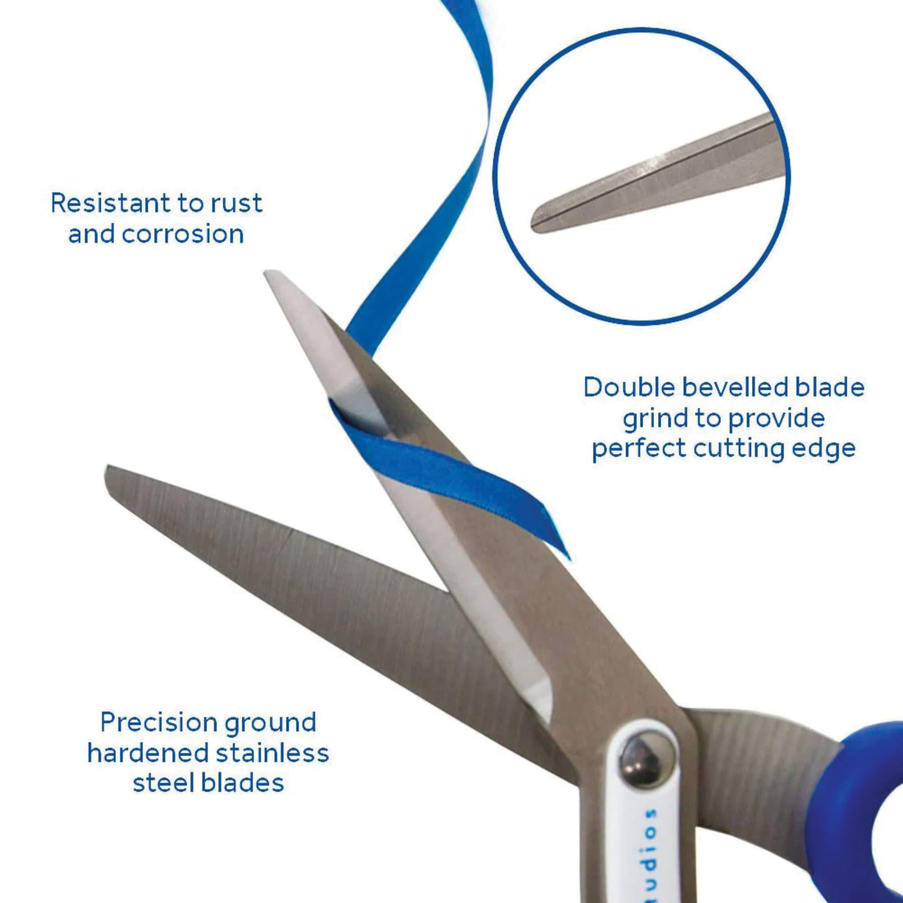 Resistant to rust and corrosion, double bevelled blade grind to provide perfect cutting edge, precision ground, hardened stainless steel blades
