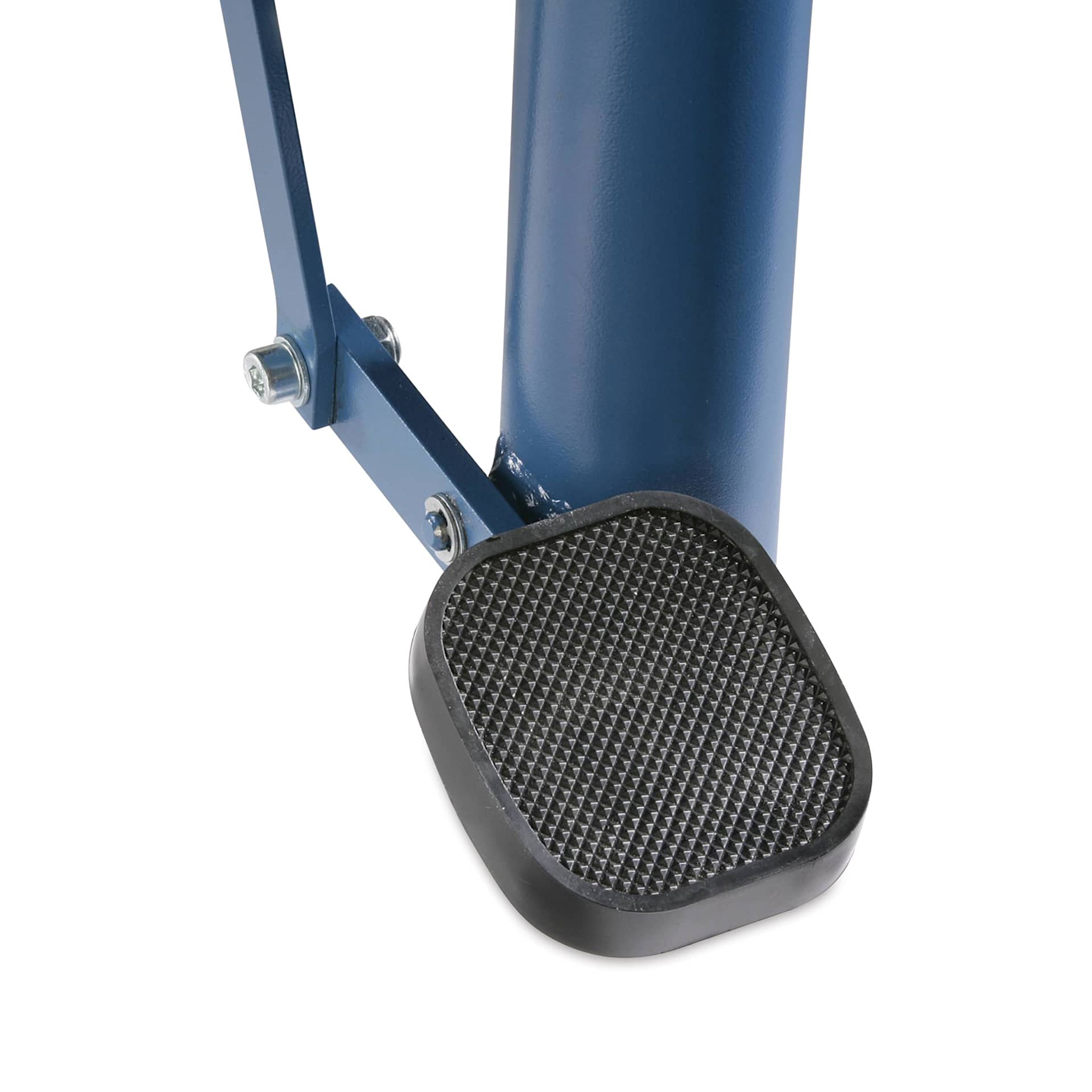 Dahle Large Format Premium Guillotine Trimmer - 43" Cutting Length, close-up of the manual foot clamp