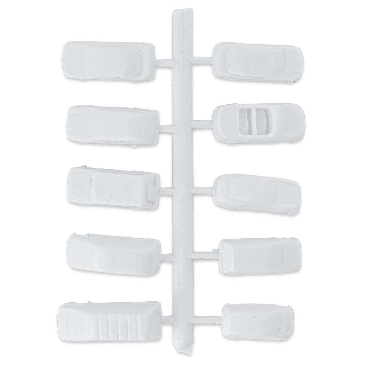 Schulcz Scale Model Vehicles - Cars, Truck, and Vans, Pkg of 10, 1:200, 1/16" (product out of package)