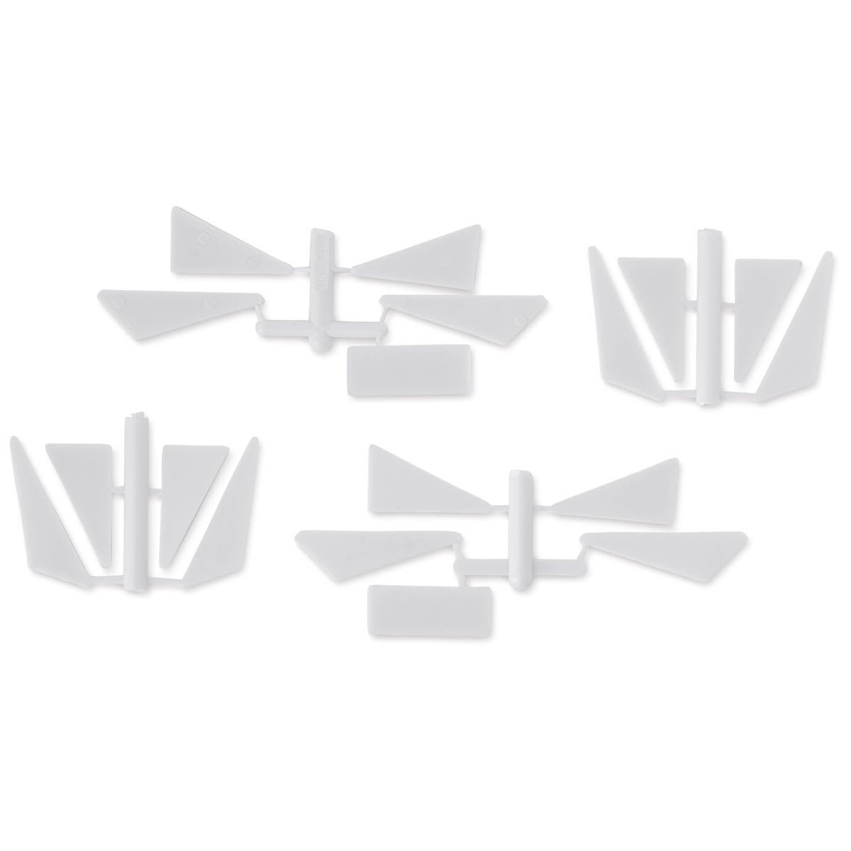 Schulcz Scale Model Building Parts - Straight Steps, Pkg of 16, 1:100, 1/8" (product out of package)